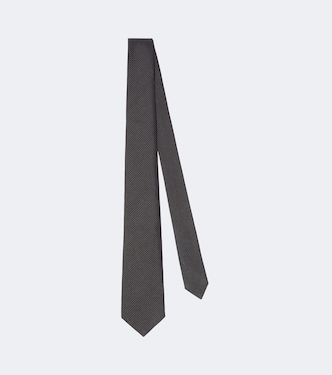 Corbata Juno de seda en jacquard | The Row