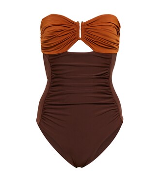 Ruched cutout swimsuit | Self-Portrait