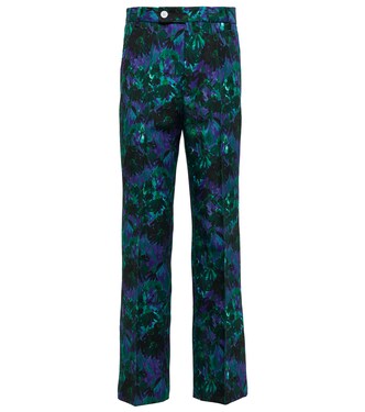 Pantalon raccourci à fleurs | Plan C
