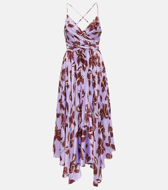 Robe midi Portia à fleurs | Simkhai