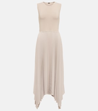 Dera pleated crêpe midi dress | Joseph