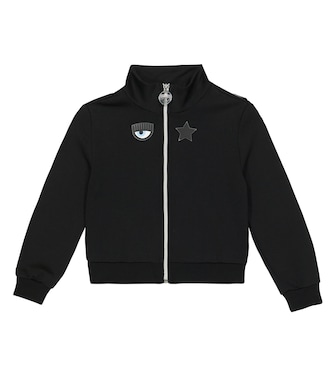 X Chiara Ferragni Bestickte Reißverschlussjacke | Monnalisa