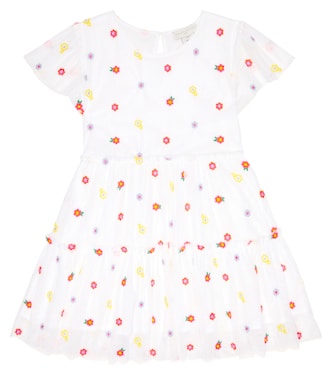 Embroidered jersey dress | Stella McCartney Kids