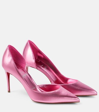 Iriza 85 metallic leather pumps | Christian Louboutin