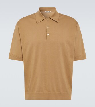 Cotton polo shirt | Auralee