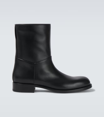 Nobilis leather ankle boots | The Row