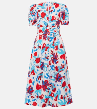 Robe midi Heather en coton mélangé | Diane von Furstenberg