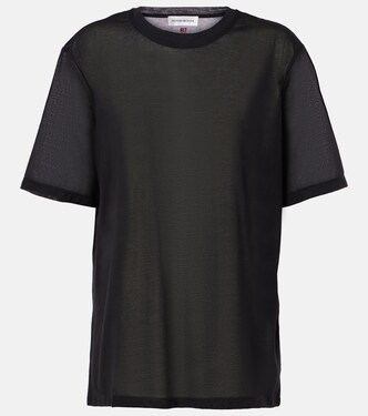 T-shirt en coton mélangé | Victoria Beckham