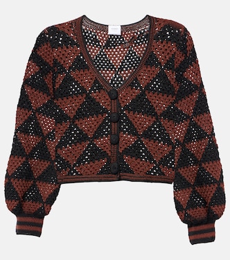 Malia crochet cotton cardigan | Anna Kosturova