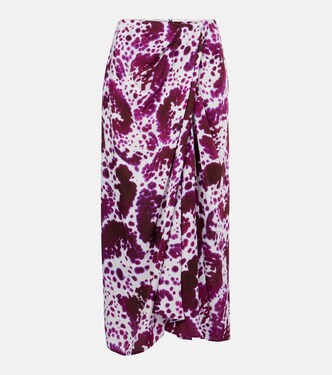 Gathered midi skirt | Dries Van Noten