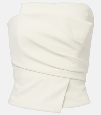 Strapless crêpe top | The Sei