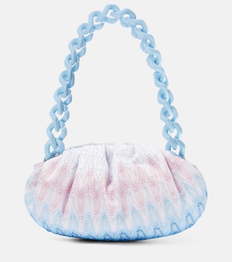 Zigzag ombré lamé shoulder bag | Missoni