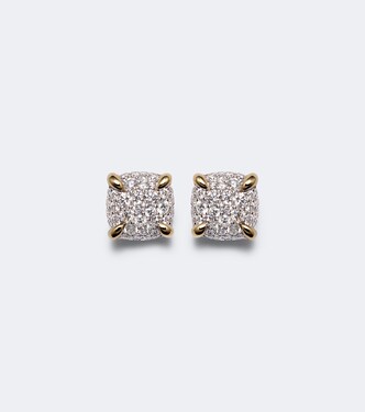 Châtelaine® 18kt gold earrings with diamonds | David Yurman