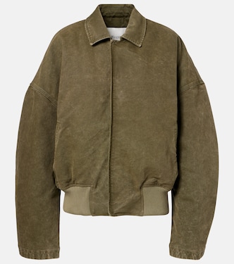Oversized cotton bomber jacket | JW Anderson