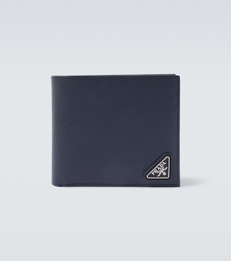 Logo leather wallet | Prada