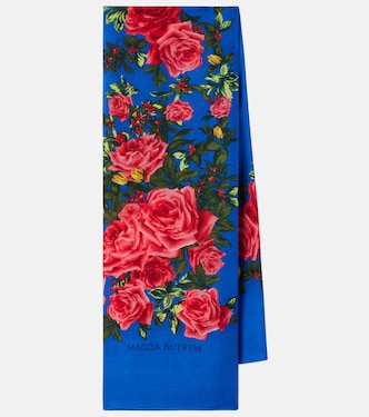 Floral wool scarf | Magda Butrym