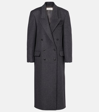 Double-breasted wool-blend coat | Róhe