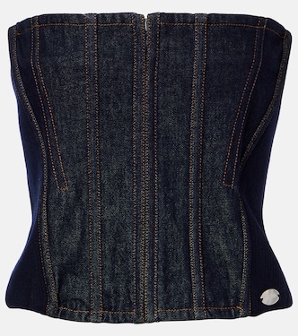Denim corset | Jean Paul Gaultier