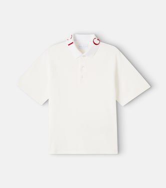Cotton-blend piqué polo shirt | Gucci Kids