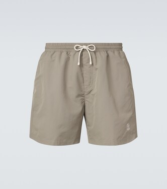 Badeshorts mit Logo | Brunello Cucinelli