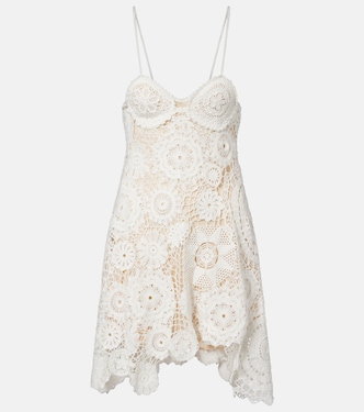 Crochet minidress | Self-Portrait