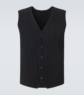Basics pleated vest | Homme Plissé Issey Miyake