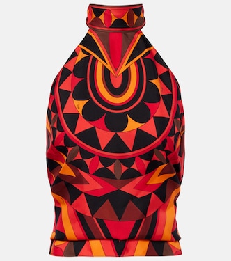Top Manuba aus Seiden-Twill | Pucci