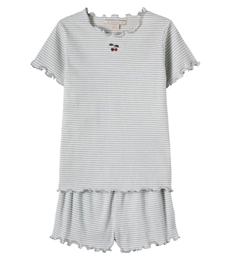 Roli striped cotton-blend T-shirt and shorts set | Konges Sløjd