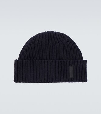 Ribbed-knit cashmere beanie | Giorgio Armani