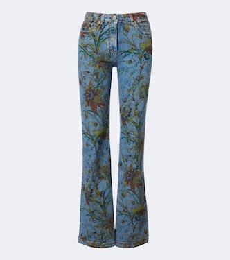 Floral flared jeans | Etro