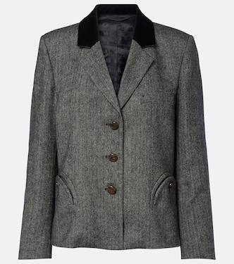 Shelley wool-blend tweed blazer | Blazé Milano