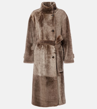 Mantel aus Shearling | Brunello Cucinelli