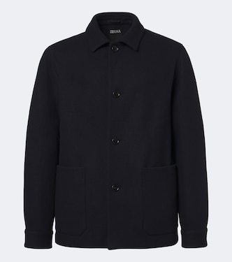Giacca blouson in cashmere e lino | Zegna