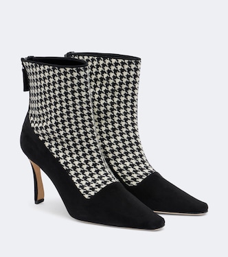 Ankle Boots Gosta mit Veloursleder | Manolo Blahnik