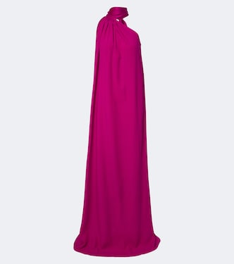 Astor scarf-detail draped one-shoulder gown | Taller Marmo