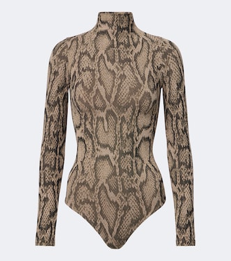 Body in jacquard con stampa serpente | Wolford