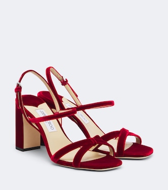 Elsy velvet sandals | Jimmy Choo