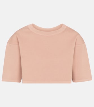 Stretch-knit crop top | Alaïa