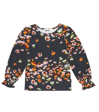 Raina floral cotton-blend jersey top | Molo