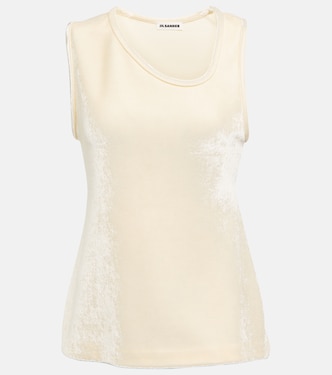 Velvet tank top | Jil Sander