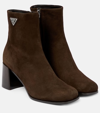Suede ankle boots | Prada