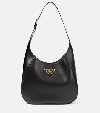 City Medium leather shoulder bag  | Prada