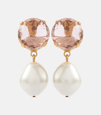 Pendientes largos Tabitha adornados | Jennifer Behr