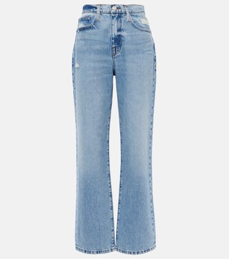 Le Jane Ankle high-rise straight jeans | Frame
