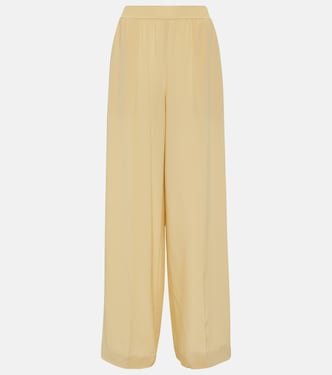 Pantalon ample Hulin en crêpe de soie | Joseph