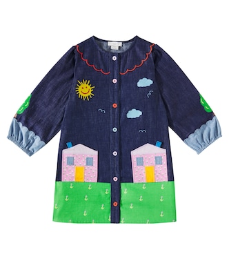 Robe imprimée en jean | Stella McCartney Kids