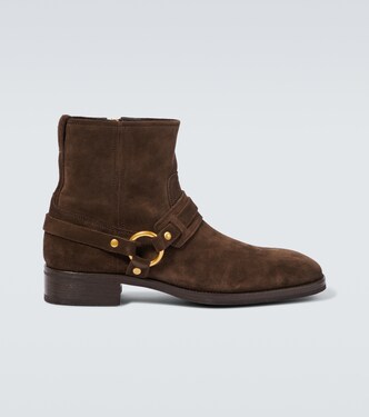 Bikerstiefel Cavendish aus Veloursleder | Tom Ford