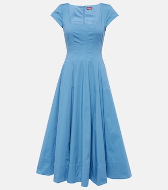Wells cotton midi dress | Staud