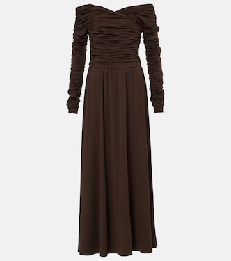 Charlotte off-shoulder jersey maxi dress | Altuzarra