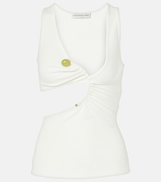 Arc Stone ribbed-knit tank top | Christopher Esber